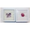 Image 1 : #11-NATURAL RUBY GEMSTONE 7.85CT & AMETHYST 8.40CT