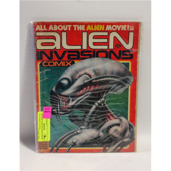 VINTAGE ALIEN INVASION COMIX 1979 (HARD TO FIND)