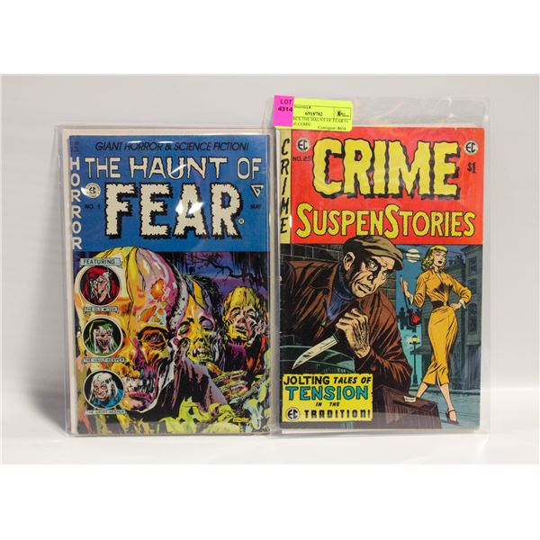 EC COMICS THE HAUNT OF FEAR #1 VINTAGE COMIC
