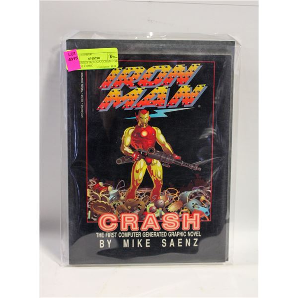 EPIC COMICS IRON MAN CRASH 1988 VINTAGE COMIC