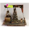 Image 1 : COPPER METAL OIL RIG- MUSIC BOX