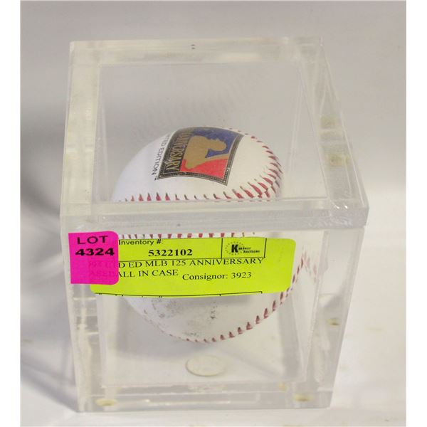 1994 LTD ED MLB 125 ANNIVERSARY BASEBALL IN CASE