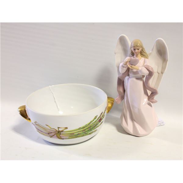 ROYAL WORCESTER EVESHAM ENGLAND BOWL AND HMK