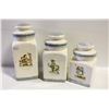 Image 1 : VTG. 3PC CANISTER SET