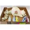 Image 1 : 5 BOTTLES OF NEW GLASS PAINTS, SHELL TEA LIGHTS &