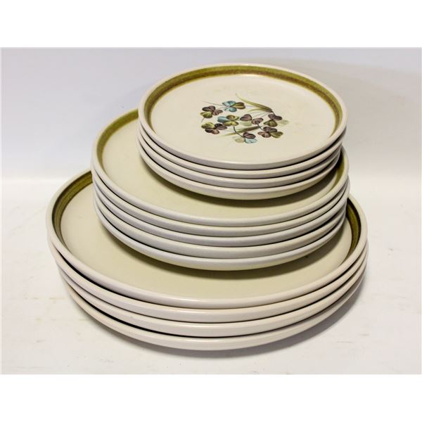 DENBY SHAMROCK STONEWARE MADE IN ENGLAND DISHES