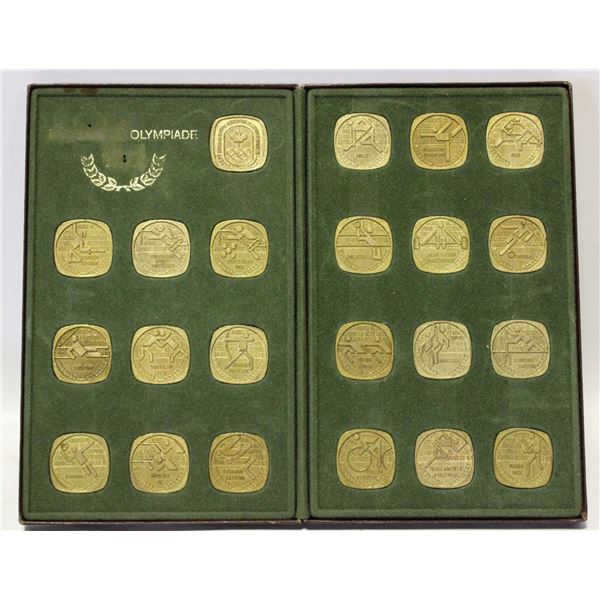 COMPLETE SET OF 1976 OLYMPIC MEDALLIONS