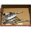 Image 1 : BARBER SCISSORS AND RAZORS ETC