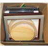 Image 1 : BOX OF FRAMES AND NEW MATS