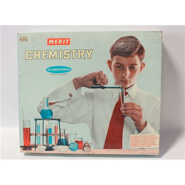 1950S MERIT CHEMISTRY SET IN BOX