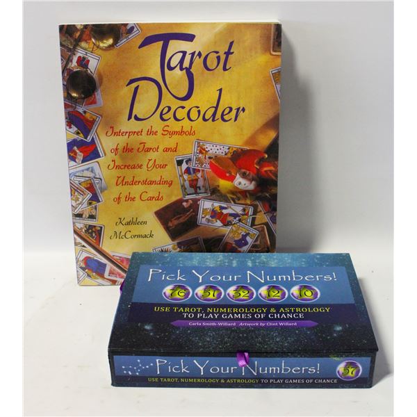 TAROT DECODER BOOK & "PICK YOUR NUMBERS"