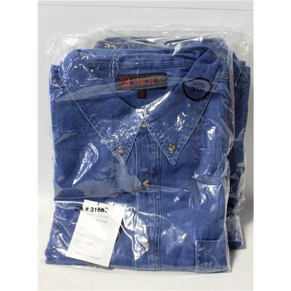 NEW MEN'S SHIRTS 2DENIM SIZE 3XL