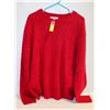 Image 1 : NEW WITH TAGS LADIES EX LARGE RED SWEATER