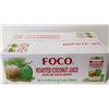 Image 1 : BOX OF 24 CANS OF ROASTED COCONUT JUICE