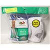 Image 1 : WHITE CREW SOCKS 6-12 SIZE 6-PACK FRUIT OF THE