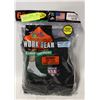 Image 1 : SHORT BLACK BOOT CREW SOCKS 12-16 SIZE 6-PACK