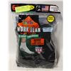 Image 1 : SHORT BLACK BOOT CREW SOCKS 12-16 SIZE 6-PACK