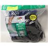 Image 1 : BLACK ANKLE SOCKS 6-12 SIZE 6-PACK FRUIT OF THE