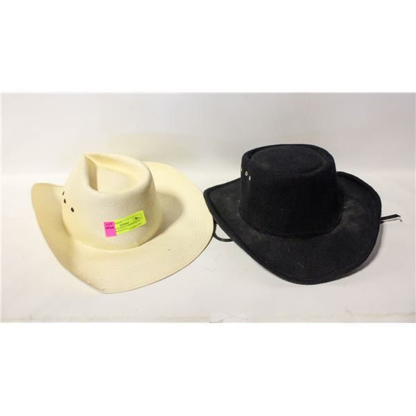 STALLION & FELT COWBOY HATS TOGETHER-ESTATE