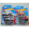 Image 1 : LOT OF 2 HOT WHEELS MERCEDES-BENZ UNIMOG 1300 RED