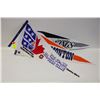 Image 1 : VINTAGE HOCKEY PENNANT FLAGS ALL TOGETHER-ESTATE