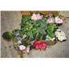 Image 1 : VINE & ARTIFICAL FLOWER LONG DECORATIONS