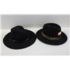 Image 1 : 2 LADIES FELT HATS TOGETHER-ESTATE