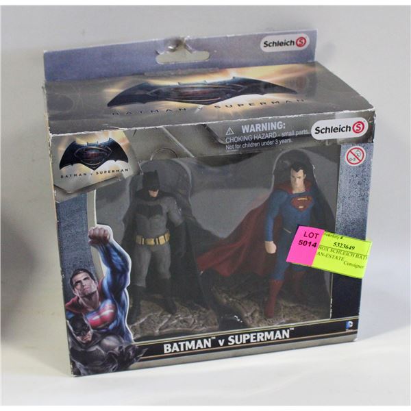 NEW IN BOX SCHLEICH BATMAN VS SUPERMAN-ESTATE