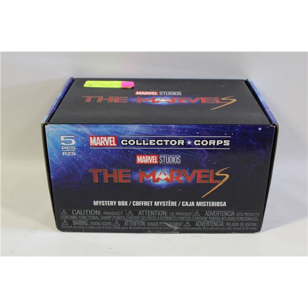 MARVEL FUNKO 5 PIECE MYSTERY BOX INCLUDES