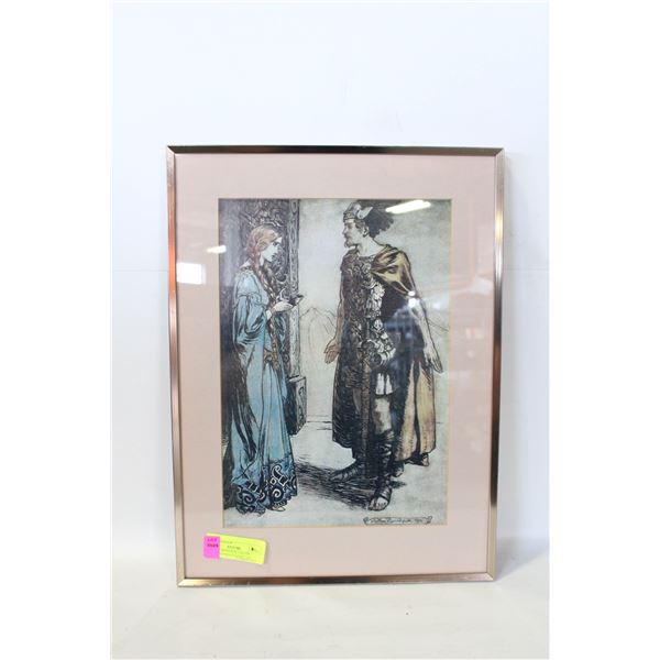 FRAMED ARTHUR RUCKHAM "SIEGRRIED MEETS GURTUNE"