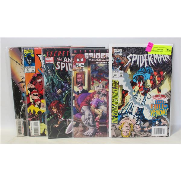 5 SPIDER-MAN COMICS