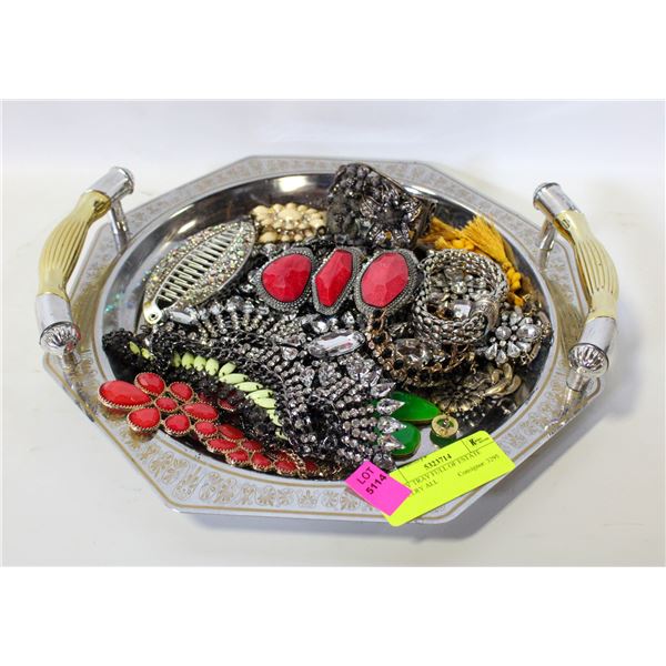 FANCY TRAY FULL OF ESTATE JEWELRY ALL