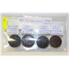Image 1 : PRE-CONFEDERATION TOKENS (1813,1854,2 X UNDATED)