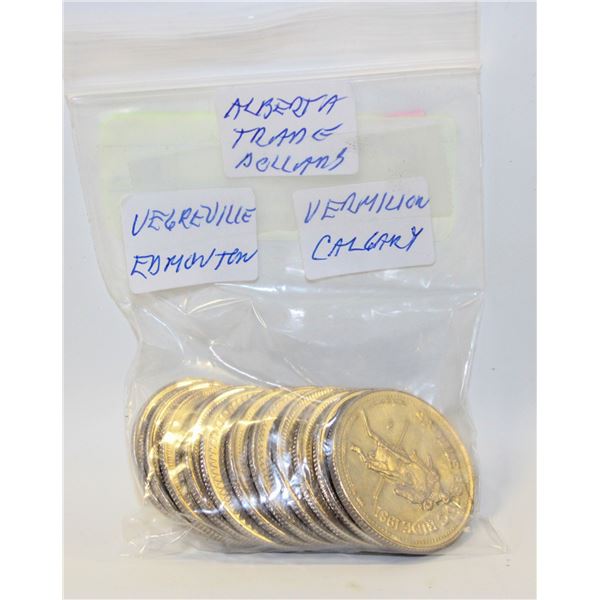 11 ALBERTA TRADE DOLLARS (VEGREVILLE, EDMONTON,