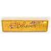 Image 1 : HOME DECOR SIGN "BELIEVE"