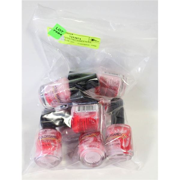 8 NEW ME COLORGAMES NAIL LACQUERS DC201