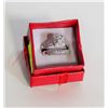Image 1 : NEW PRINCESS CUT WHITE ZIRCONIAS RING & BAND SET
