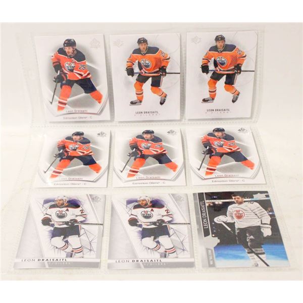9 LEON DRAISAITL CARDS