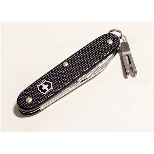 NEW BLACK ALOX SWISS ARMY KNIFE