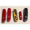 Image 1 : BAG WITH 5 SWISS ARMY KNIVES