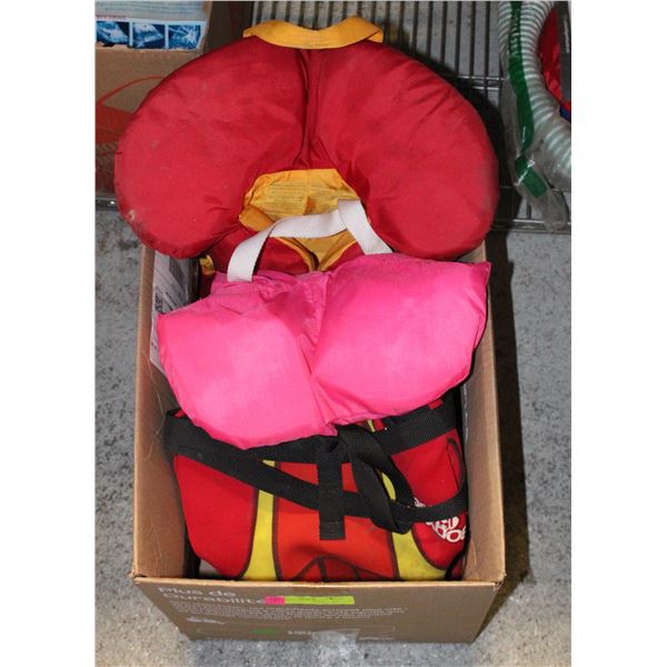 3 X INFANT LIFE JACKETS