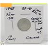Image 1 : CDN 10 CENT COLLECTION SILVER 1948