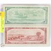Image 2 : $1 BILL $2 BILL BOTH 1954