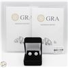 Image 2 : #2673-1.00 CT TW GRA CERTIFIED ROUND BRILLIANT CUT