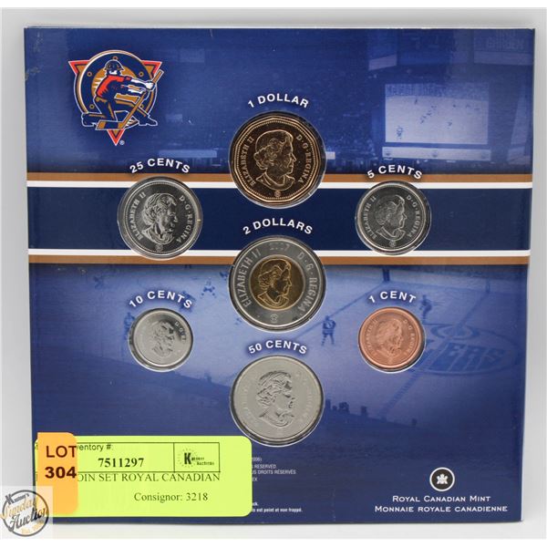 OILERS COIN SET ROYAL CANADIAN MINT