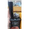 Image 1 : ELECTRIC FIREPLACE WITH STOVE PIPE FOR