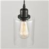 Image 1 : NEW 2 PACK MIKALED MODERN BLACK HANGING LIGHTS