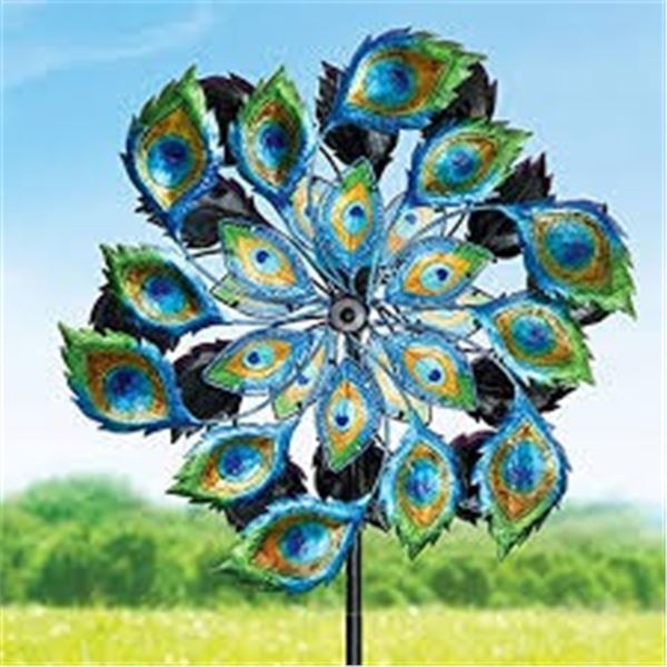 BRAND NEW BITS AND PIECES PEACOCK SOLAR WIND SPINN