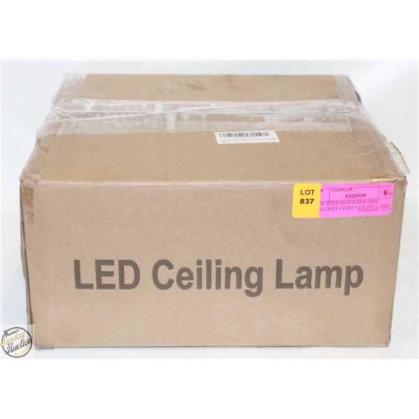 NEW WITH BOX GARWARM HALLWAY LIGHT CEILING LAMP