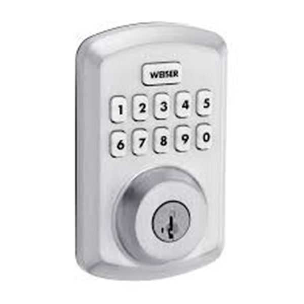 NEW WITH BOX WEISER POWERBOLT 3 KEYPAD ELECTRIC DE